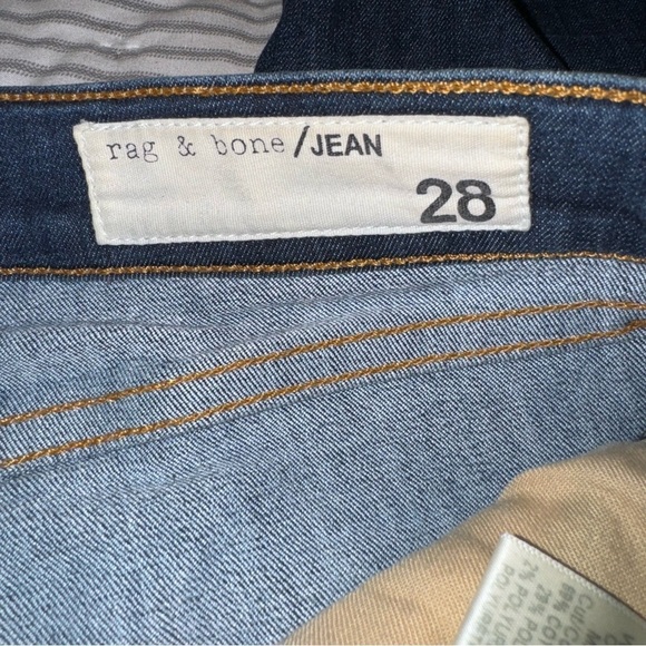 Rag & Bone 10 Inch Ankle Skinny Jeans Sz 28 - Picture 7 of 9